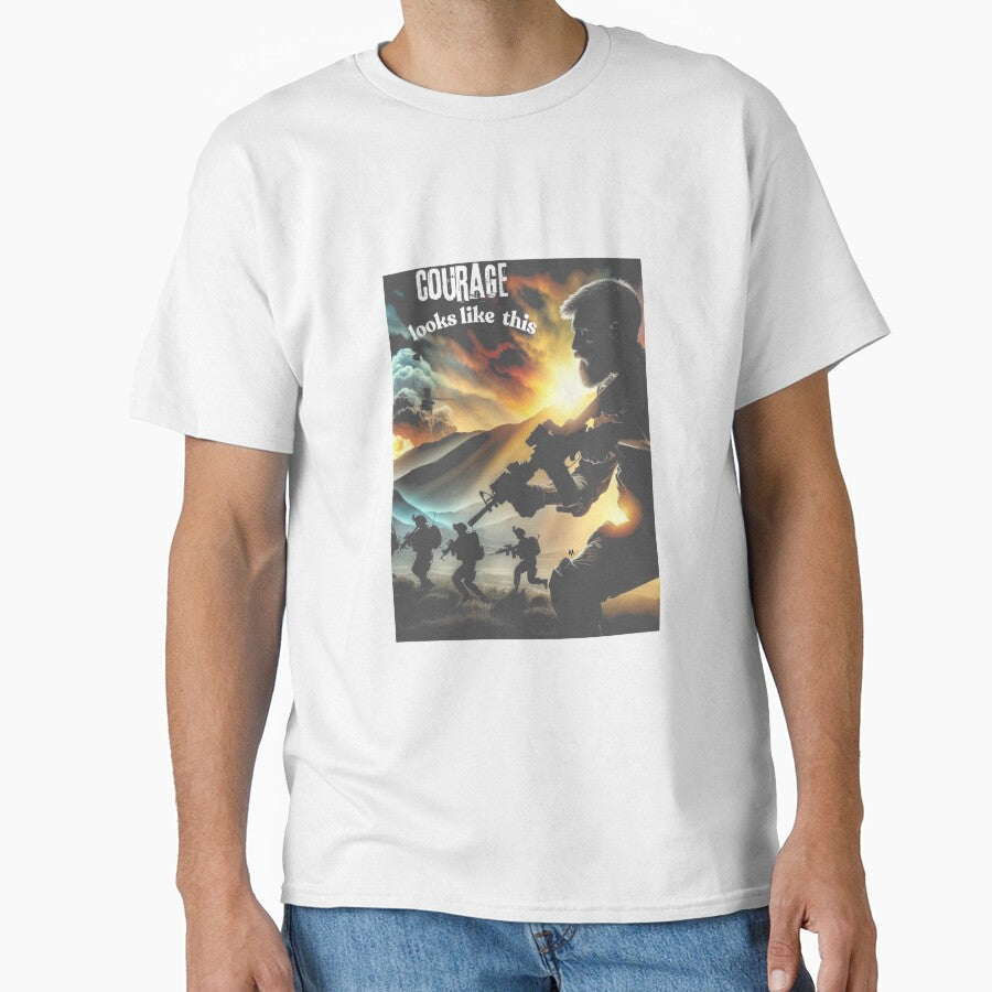 Courage in Action: Soldier Leading Troops by ValorVerse