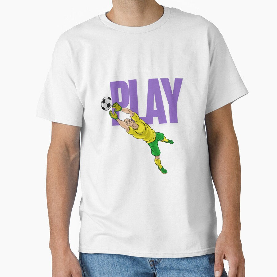 Born to Play – Goalkeeper Soccer Design by BlackTeesArt1