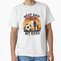 Best Dad On The Field Soccer Hero Vintage Sunset by Grump and Co