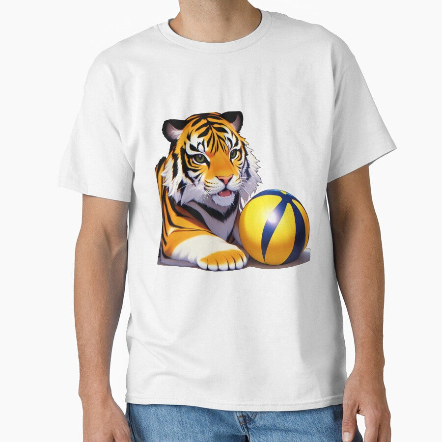 Tiger Holding Ball by BAYFAIRE