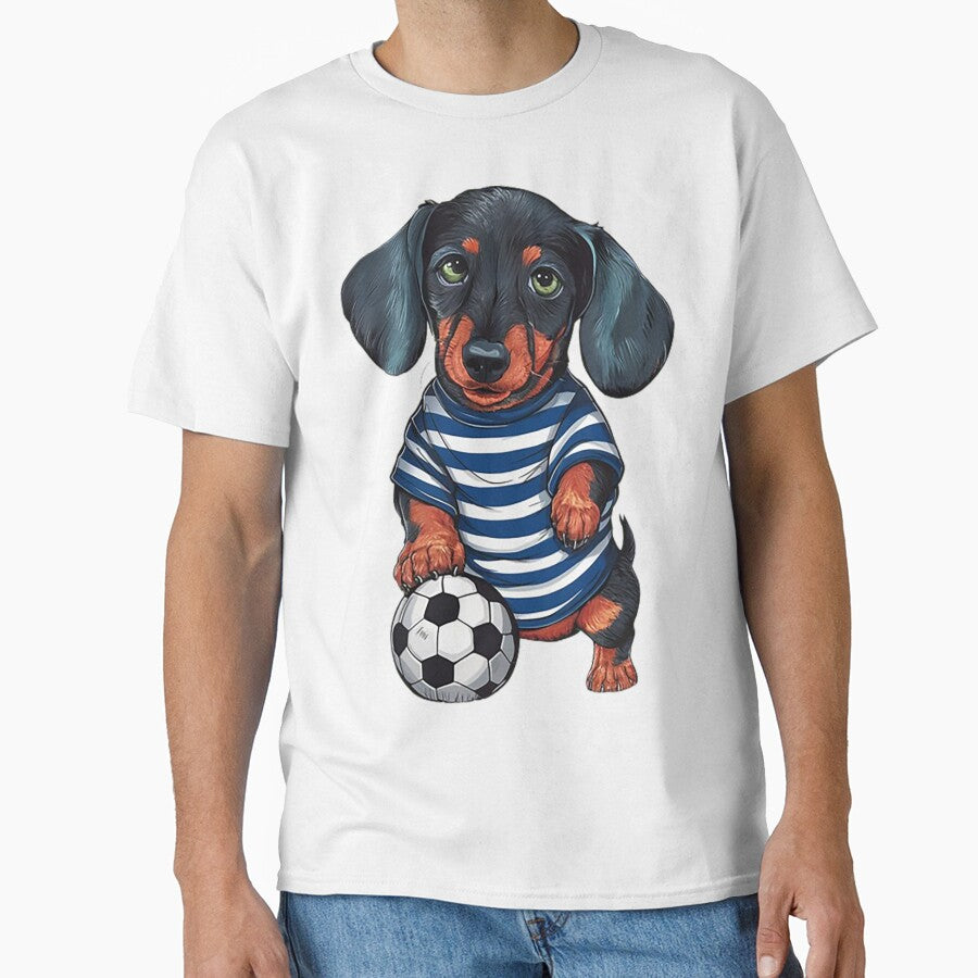 Cute Puppy Soccer Player by likbatonboot