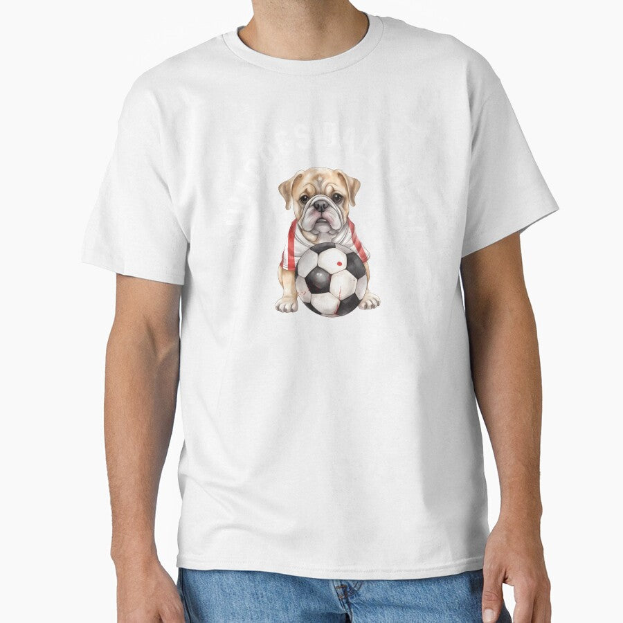 Soccer Player Dog Bulldog America 250 Soccer Mom English Football Puppy Lover by DogLover332