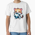 Cute Kawaii Cat Holding a Soccer Ball by Numero14