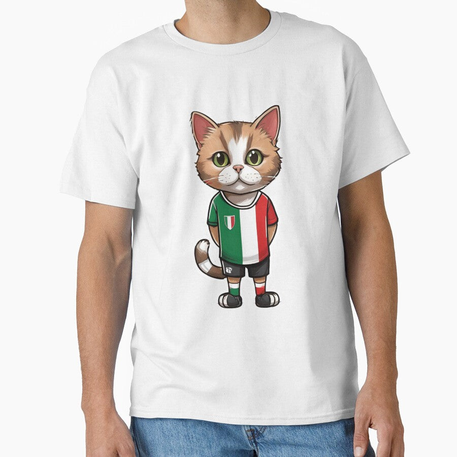 ITALY Sports Team: a Cat wearing colours of Italian Flag D01 by PerfectDay2Play