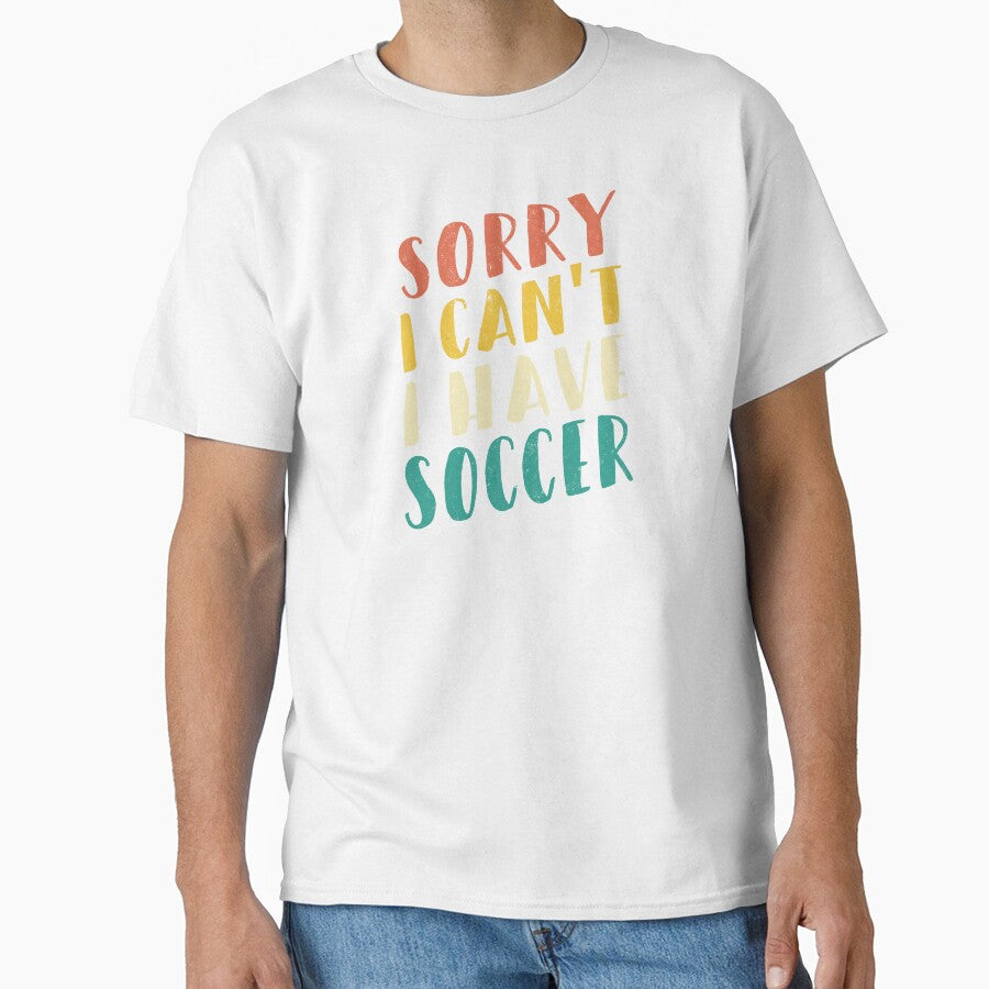I Cant I Have Soccer -  soccer quote (retro colours) by Numero14