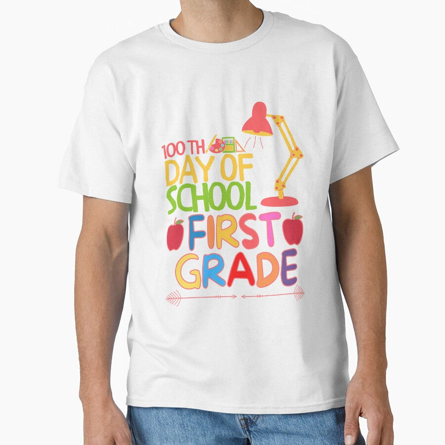 100th day of school First grade , funny quote by Thecitiesstore