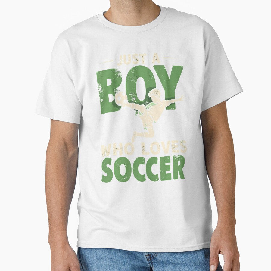 Just A Boy Who Loves Soccer Boys Soccer Player by elihletoriong