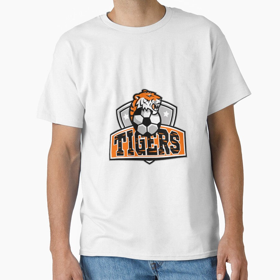 Tiger Soccer Football Ball Crest Mascot by patrimonio