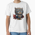 Beautiful superhero cute owl in glasses Classic T-Shirt Hoodie, Sweatshirt | CoreVibeTees.com