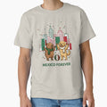 Mexico Fun Vibes Capybara And Dog City Skyline by laughingshirts