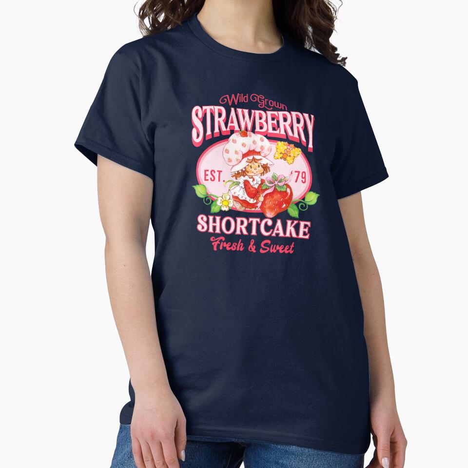 Wild Grown Strawberry Shortcake Cute Vintage Strawberry Girl Fresh & Sweet Graphic by alber-garnell