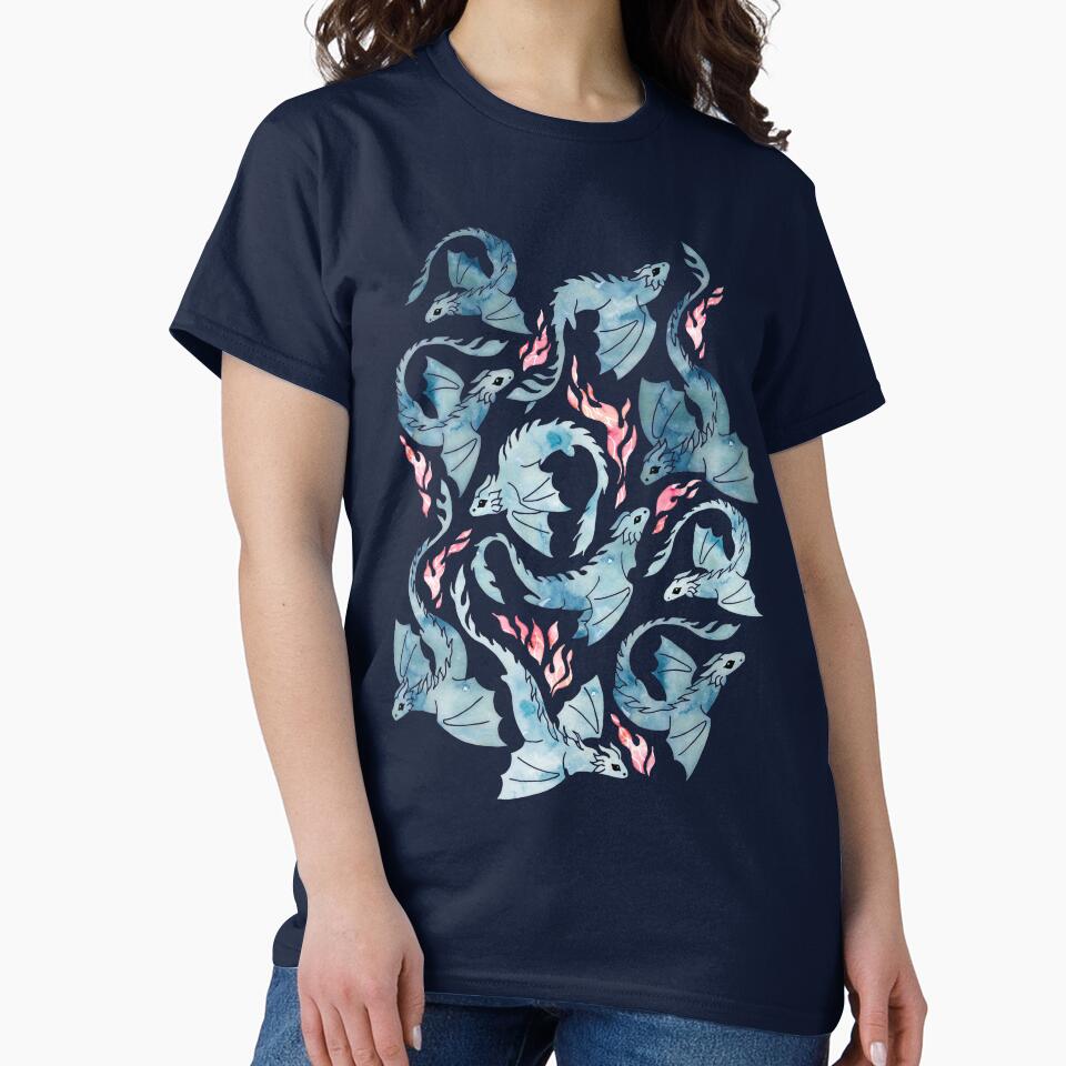 Dragon fire dark blue by adenaJ
