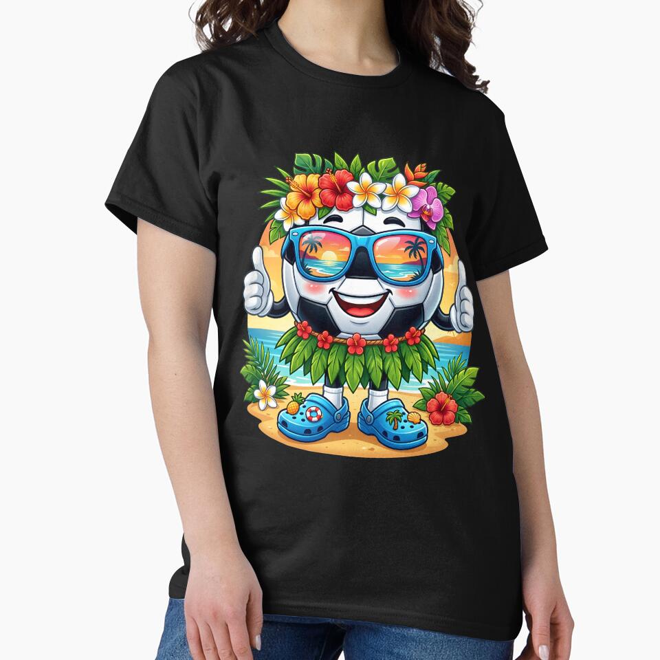 Hawaiian Soccer Hawaii Tropical Beach Summer Vacation Kids by Littermin