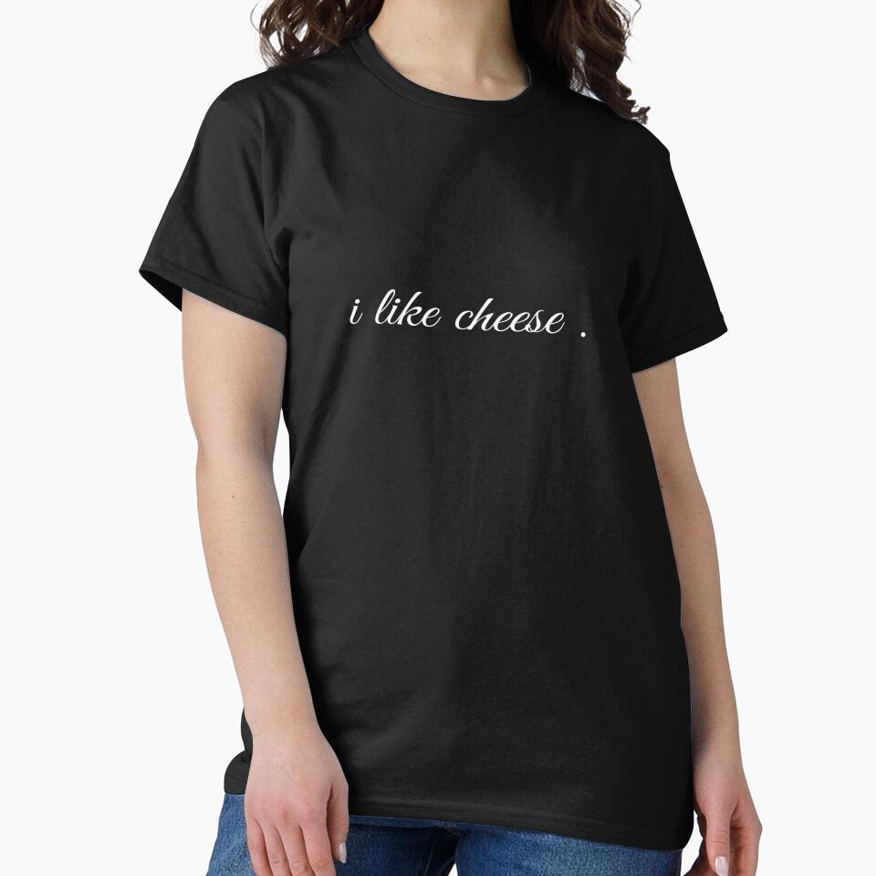I Like Cheese Minimalist Funny by MillanMarketing