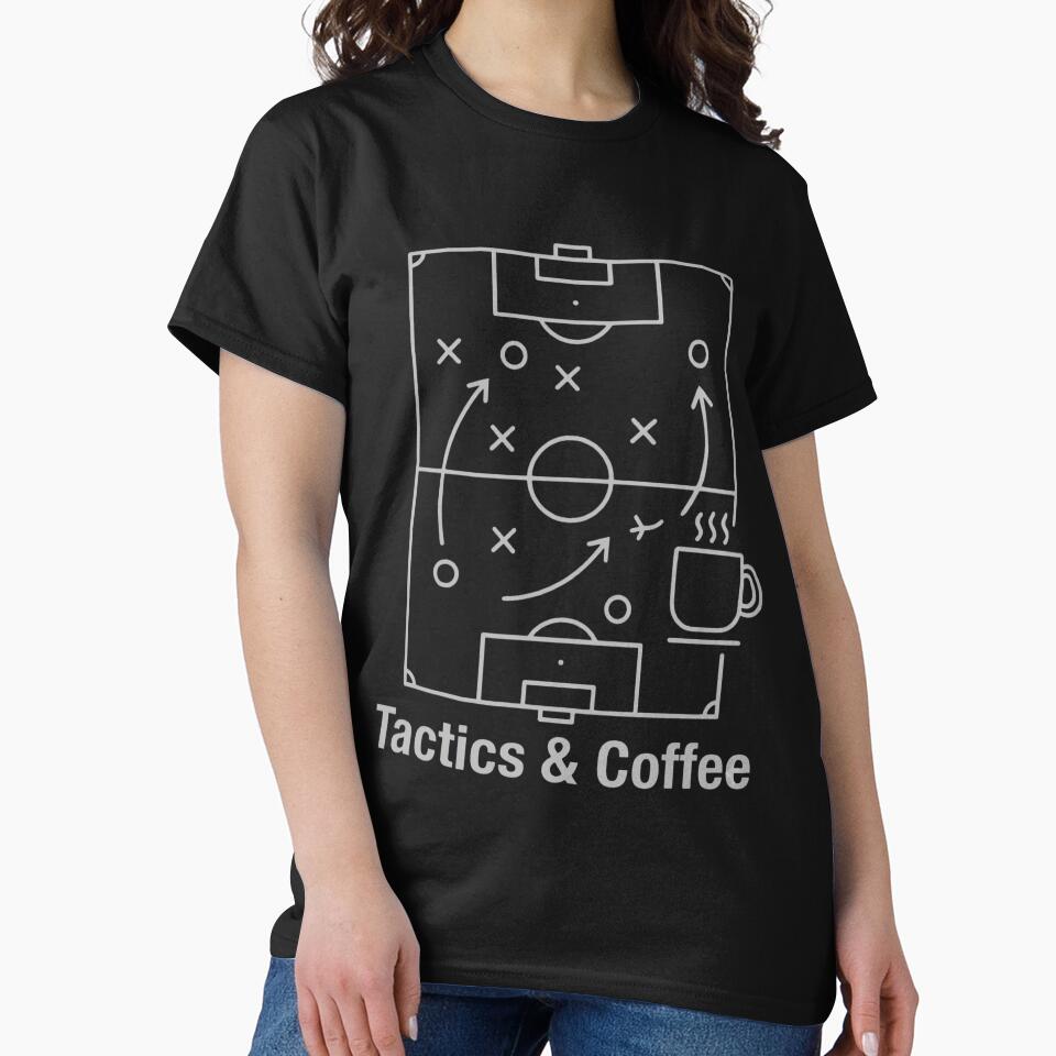 Tactics & Coffee Funny Soccer Coach Playbook by RoyalDeluxGo