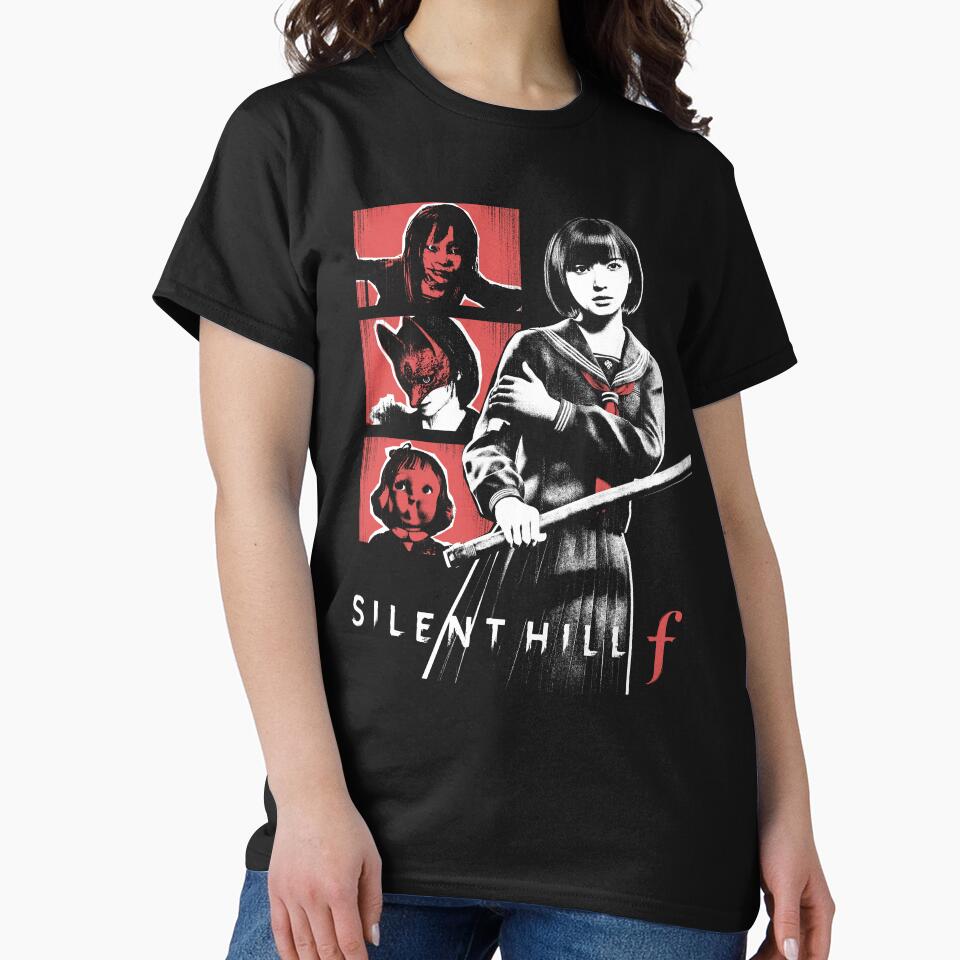 Silent Hill f – Japanese Horror Minimalist Red & Black Design by xiao096