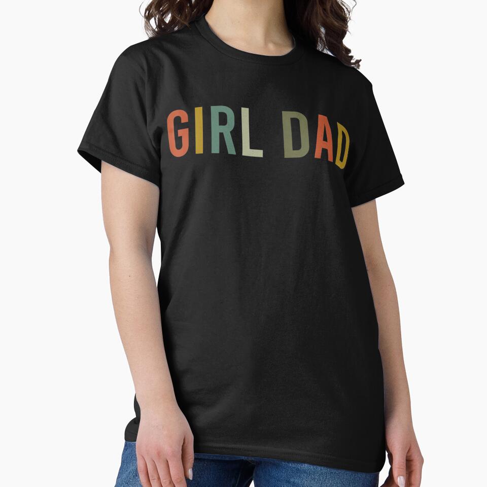 Funny Girl Dad Shirt For Men, Fathers Day Outnumbered Girls by RodrickGennari