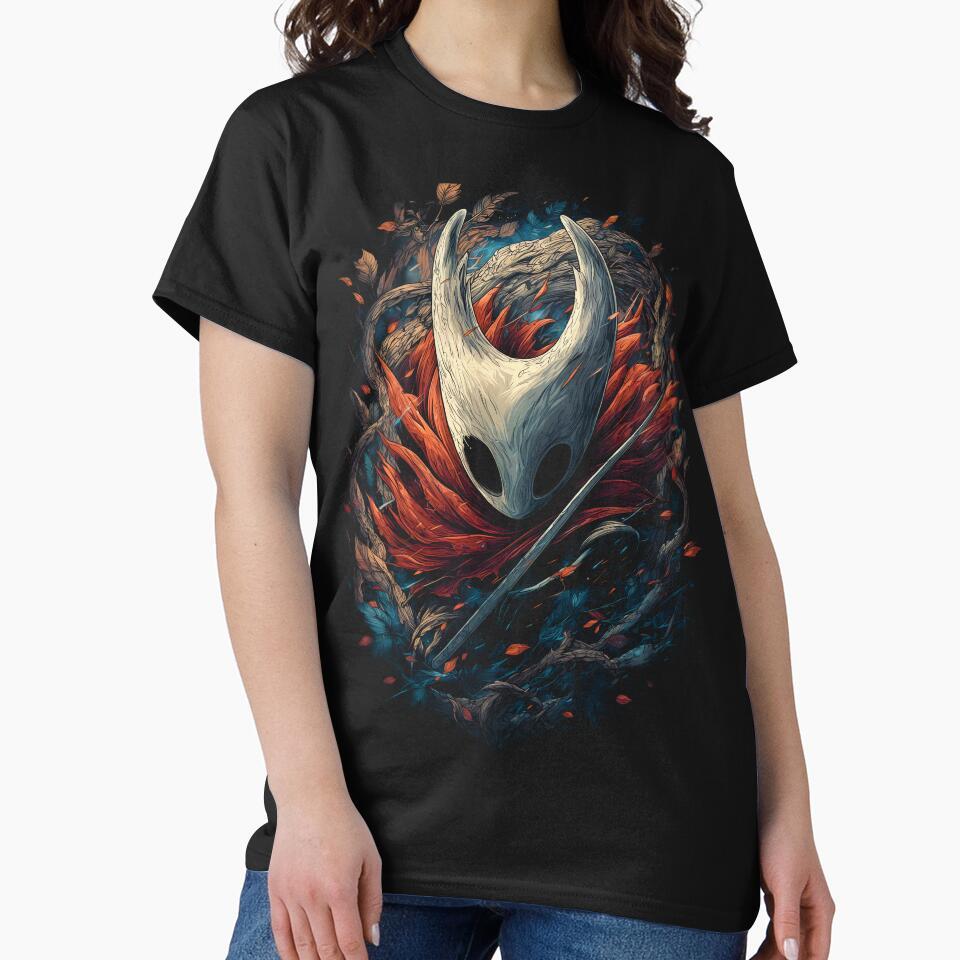 Hollow Knight Silksong Hornet Silksong - Needle Huntress Graphic Tee Design by Senpaiwaves