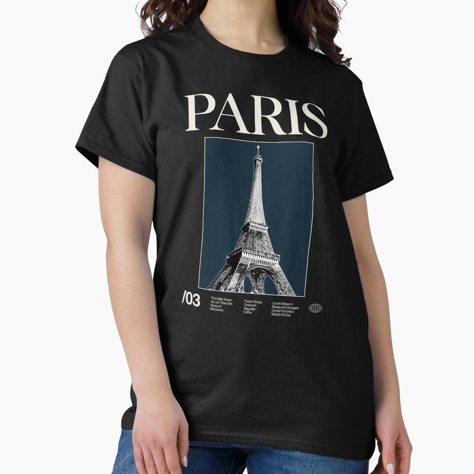 Paris Minimalist Aesthetic Dark Colour by moyjoystudio