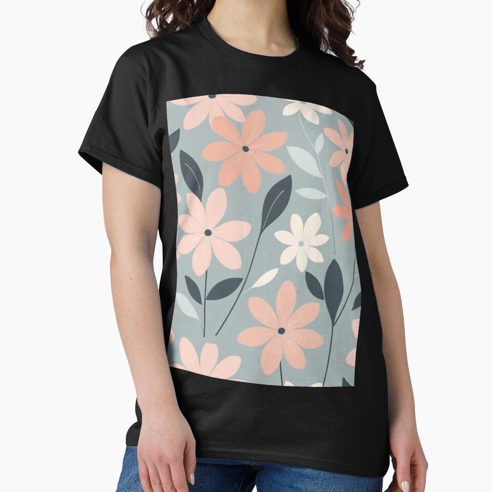 Minimalist Modern Floral Pattern by SeamPix