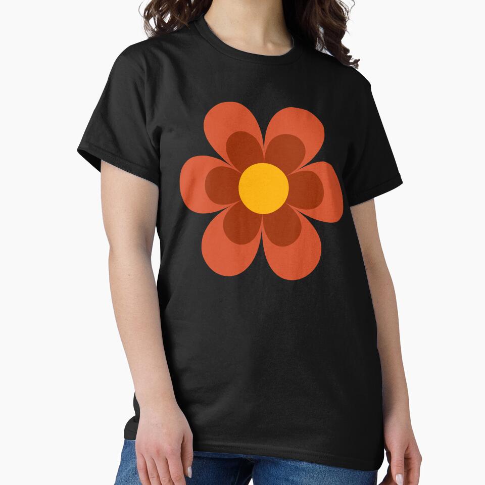 Groovy Retro Daisy Flowers by TheCatmeow2000