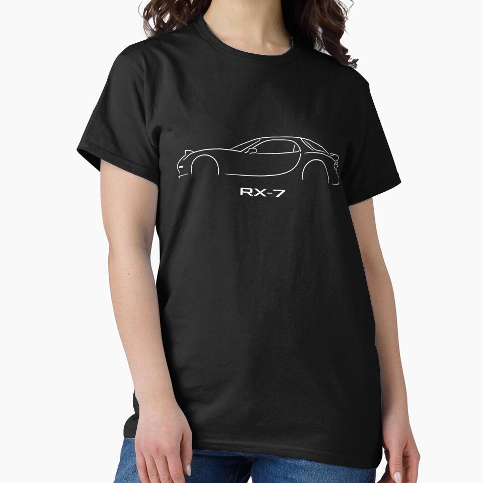 RX-7 Minimalist Line Art by TheArtOfCar