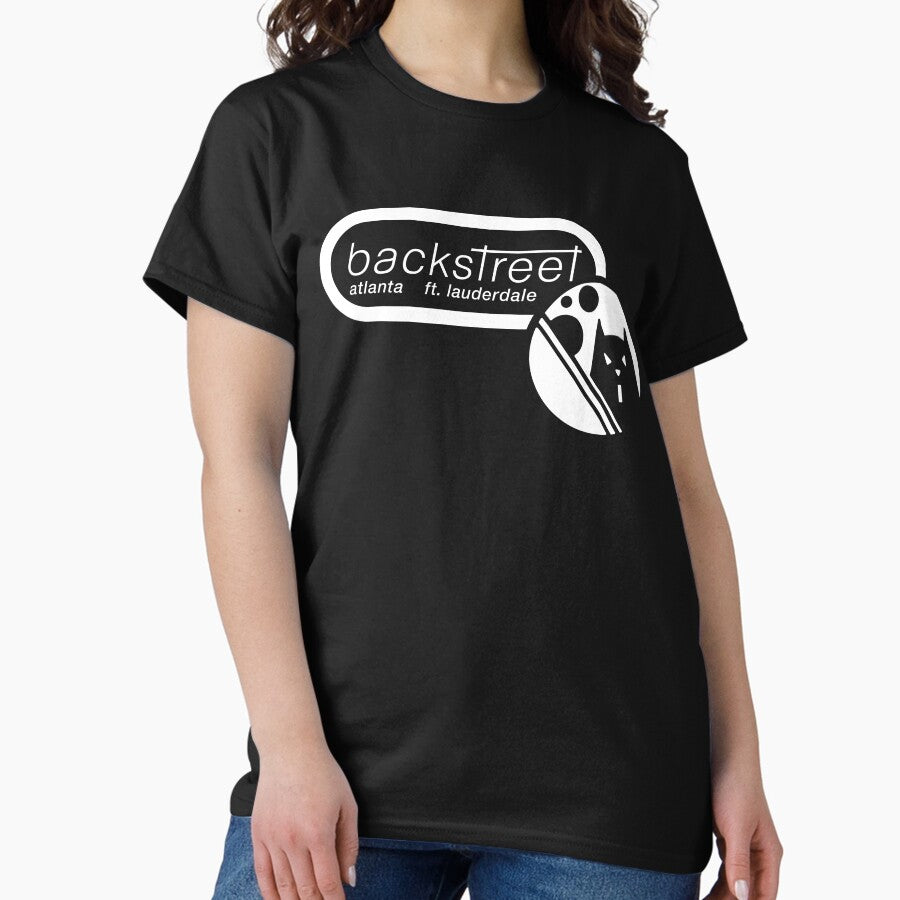 Backstreet Gay Disco Atlanta Fort Lauderdale Reverse Design Classic T-Shirt Hoodie, Sweatshirt | CoreVibeTees.com