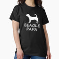 Beagle Papa Classic T Shirt Hoodie, Sweatshirt | CoreVibeTees.com
