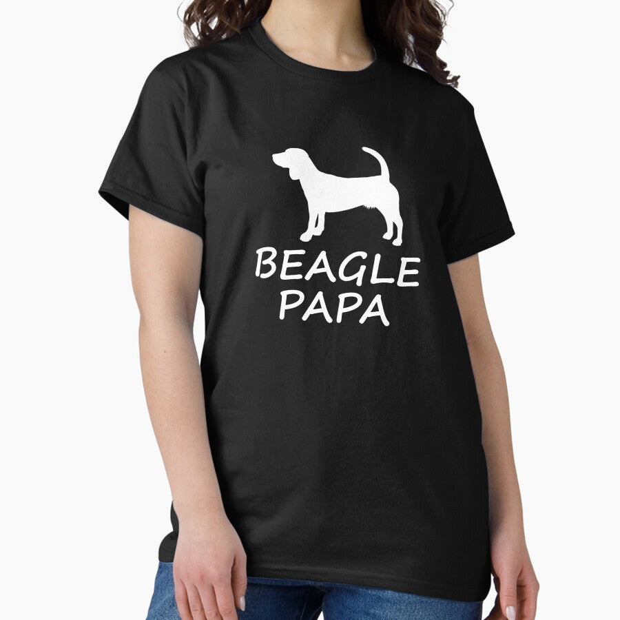 Beagle Papa Classic T Shirt Hoodie, Sweatshirt | CoreVibeTees.com