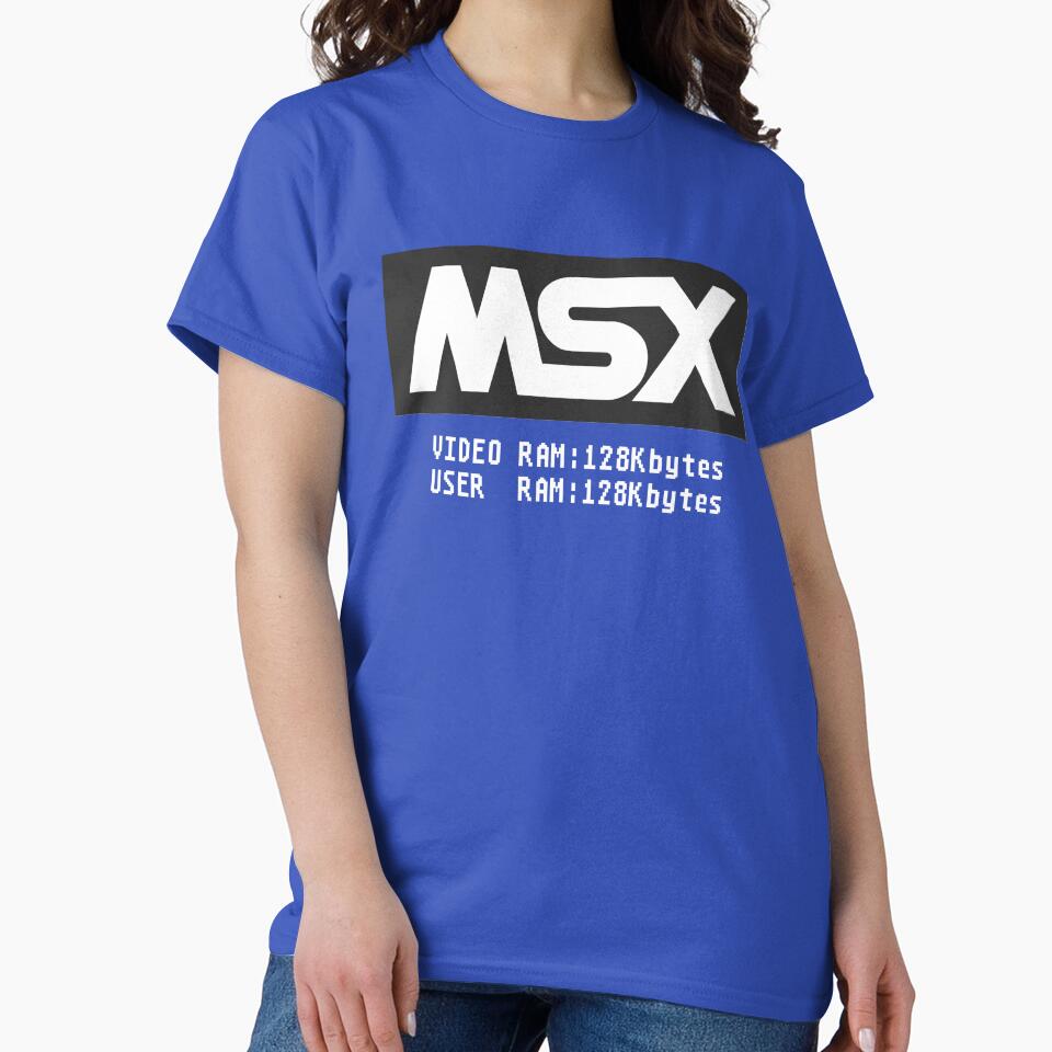 MSX BIOS T-Shirt by Camisetas Darría