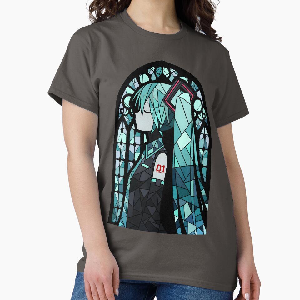 Stained Glass Hatsune Miku by SchellStation
