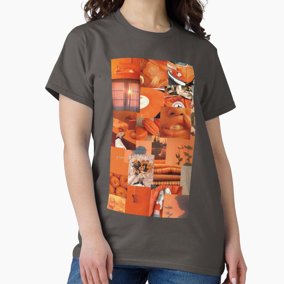Orange Vintage Aesthetic Collage by Retro90sKid