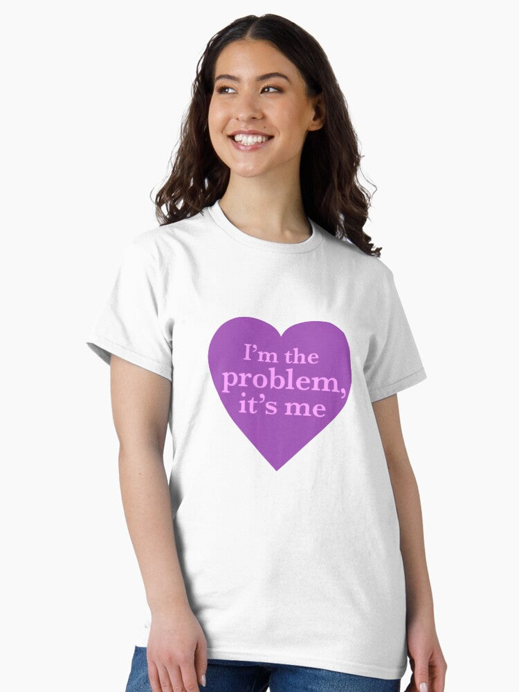 I’m the problem purple Classic T-Shirt Hoodie, Sweatshirt | CoreVibeTees.com (Image 2)