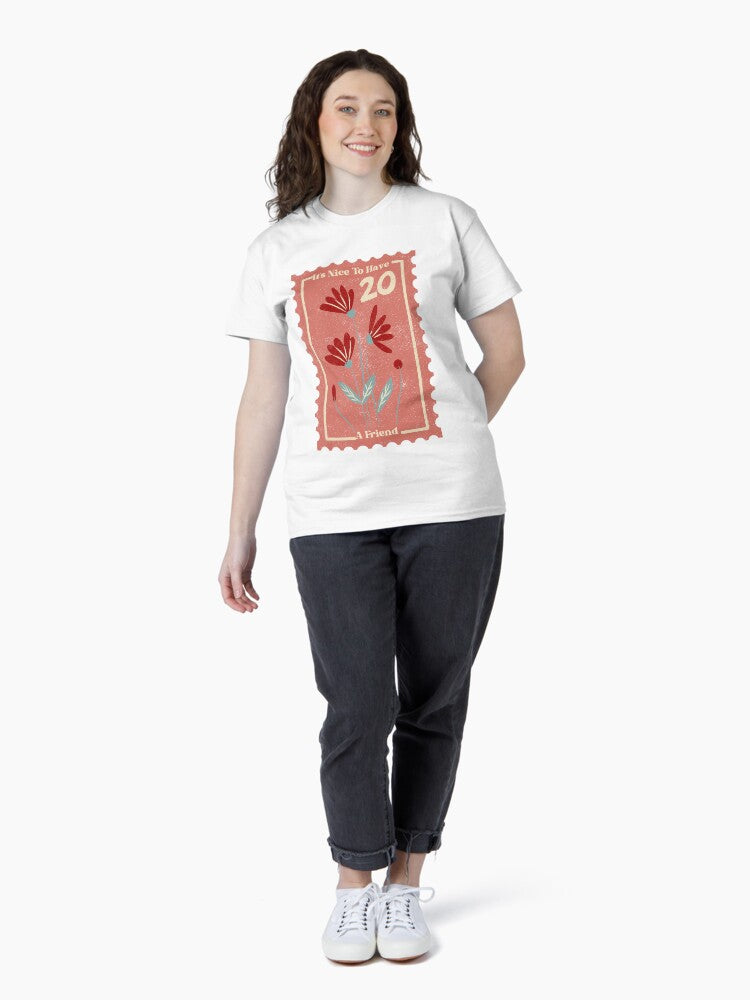 It's nice to have a friend stamp Classic T-Shirt Hoodie, Sweatshirt | CoreVibeTees.com (Image 4)