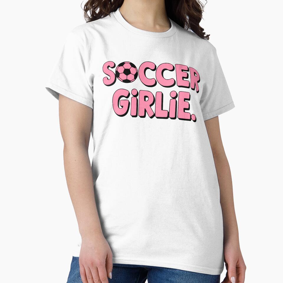 Soccer Girlie. Pink Soccer Girl by PMCreative