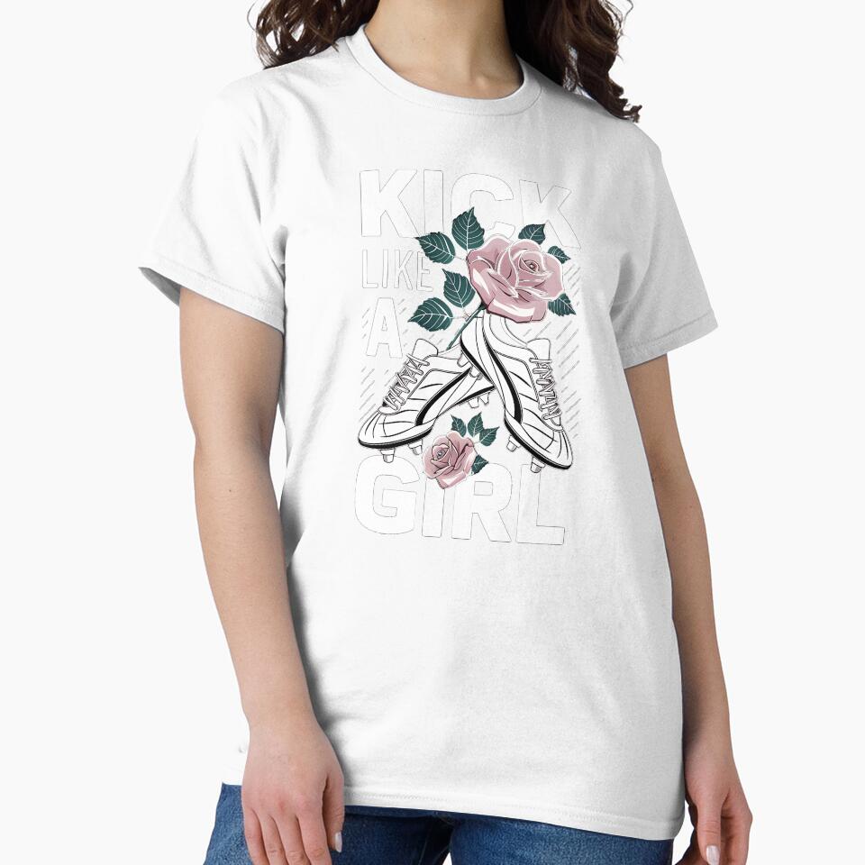 Kick Like A Girl Soccer Girl by GoalKickGear