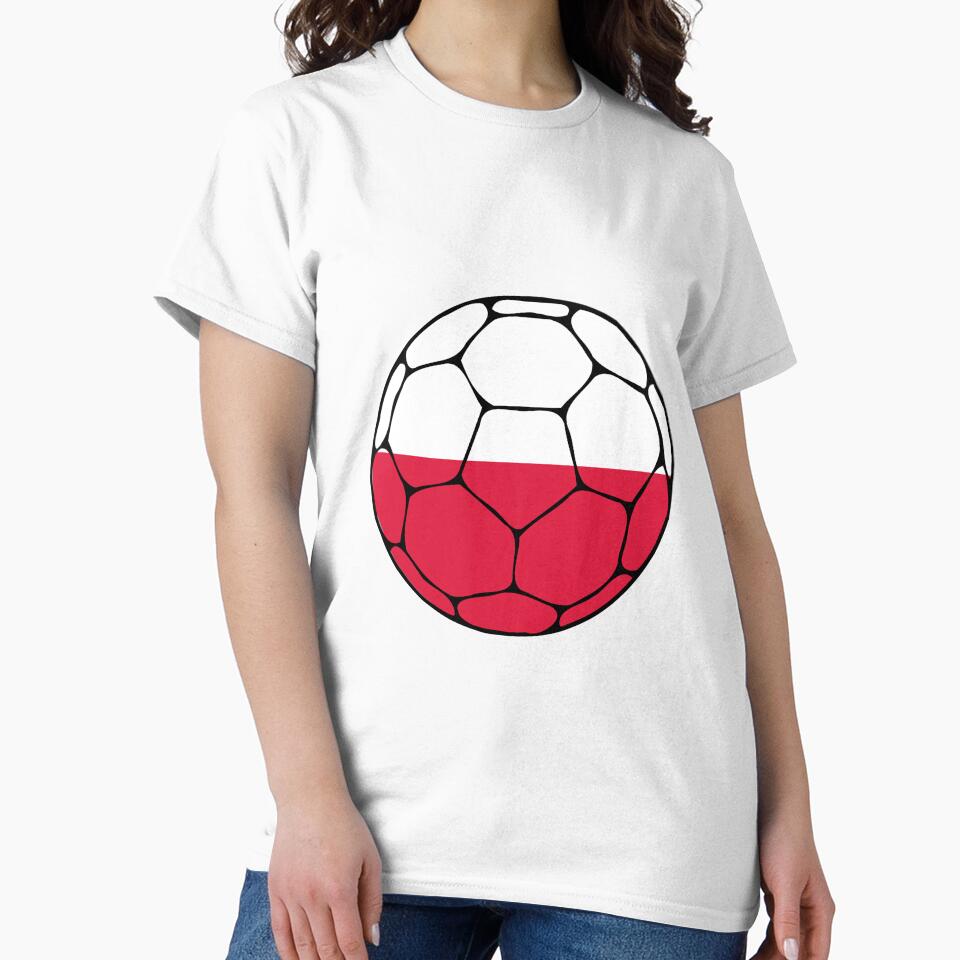 Poland Flag Soccer Ball by ehgraphics15
