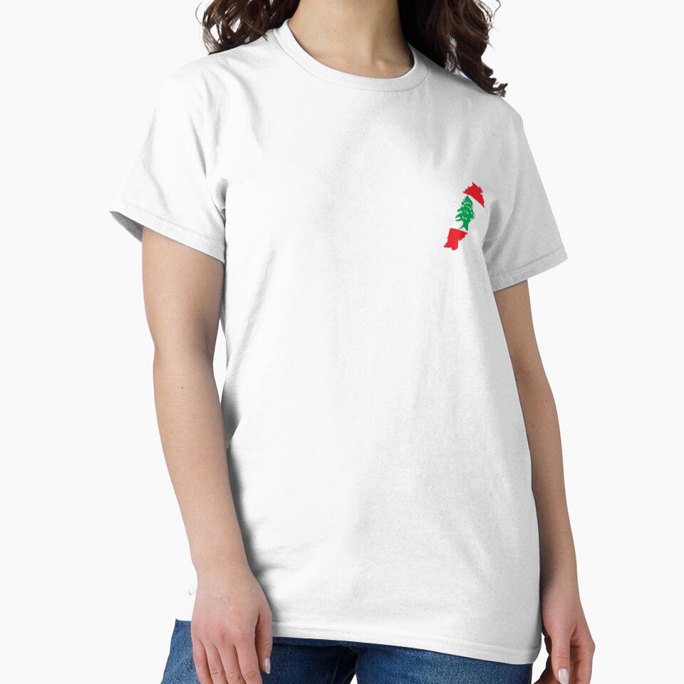 Flag Map of Lebanon by feether-store