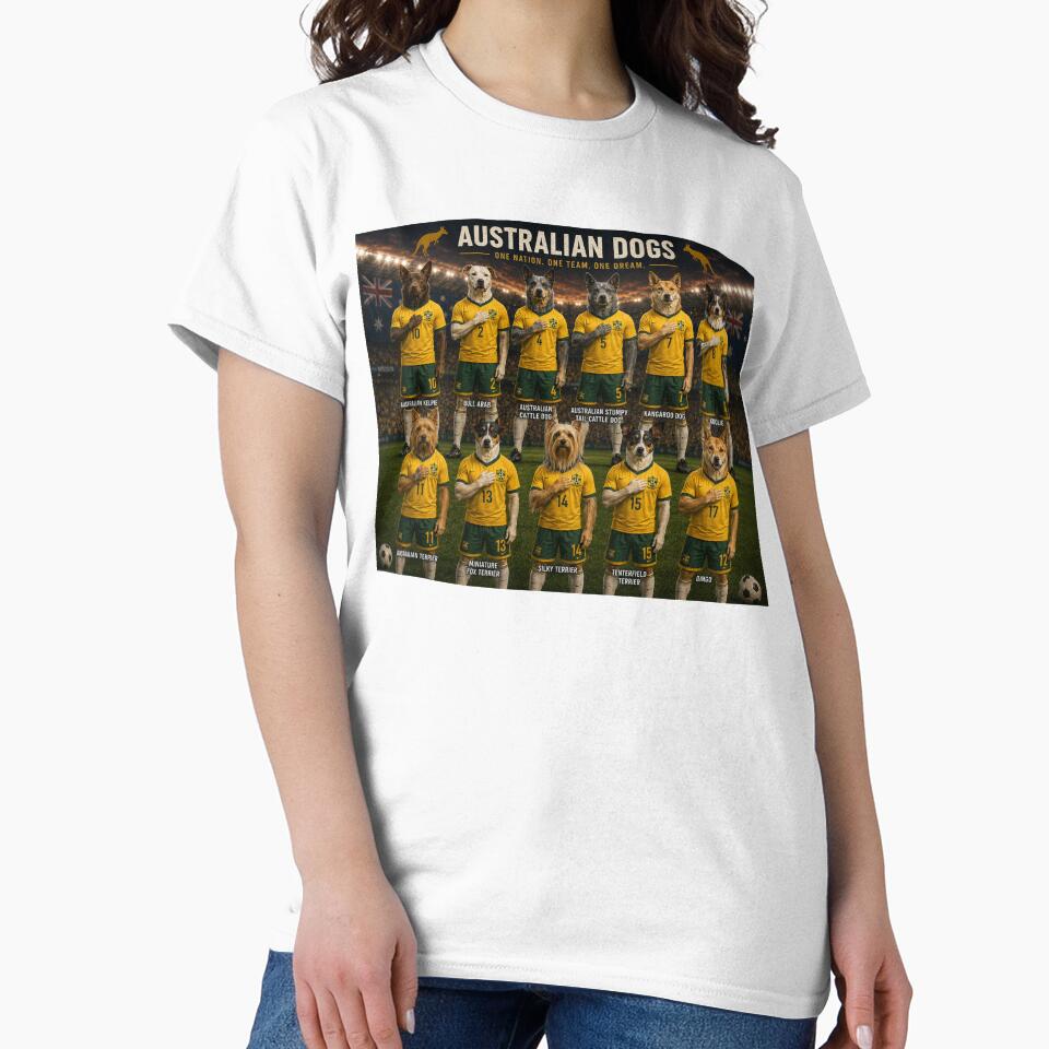 Australian Dogs World Cup 2026 | Soccer Team Fan Art Poster by WhatASunShine