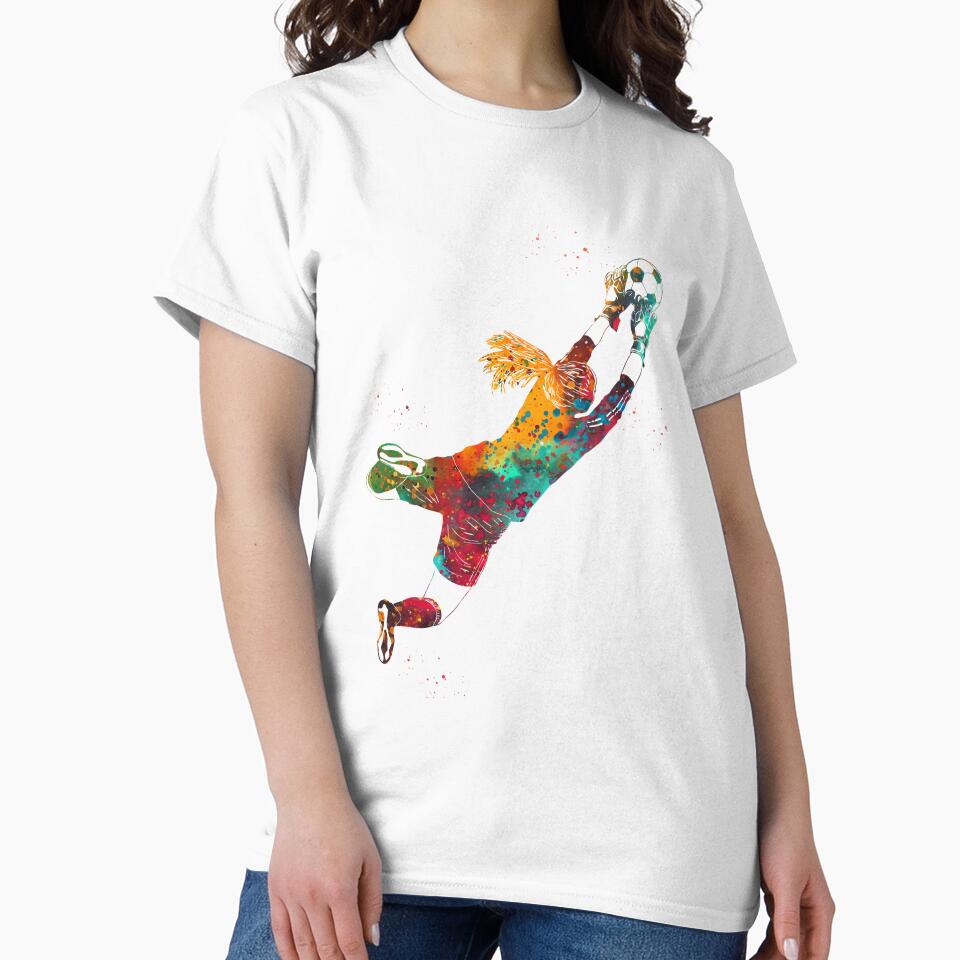 Soccer Player Girl Goalie by Liededrom.