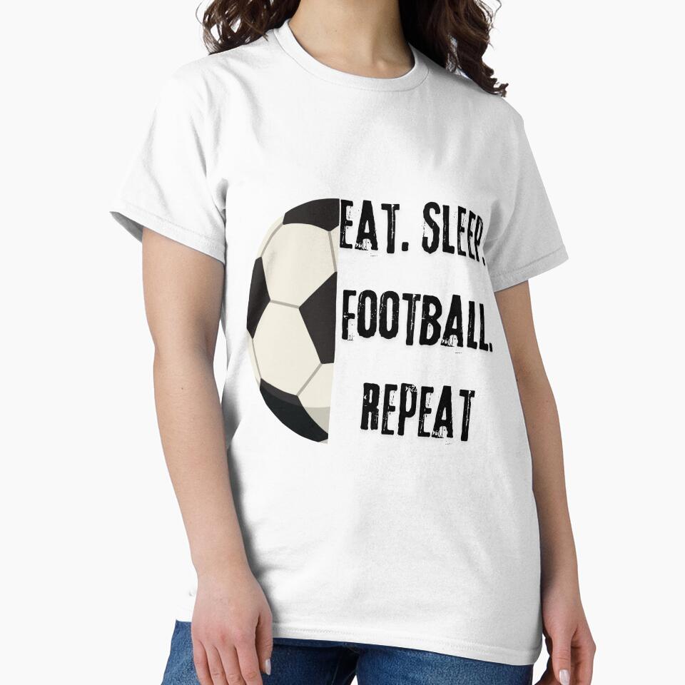 Eat. Sleep. Football. Repeat by KostekArtShop
