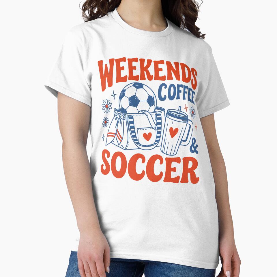 Weekends Coffee And Soccer - Sports Mom Coffee Lover Gift by gunaone-design