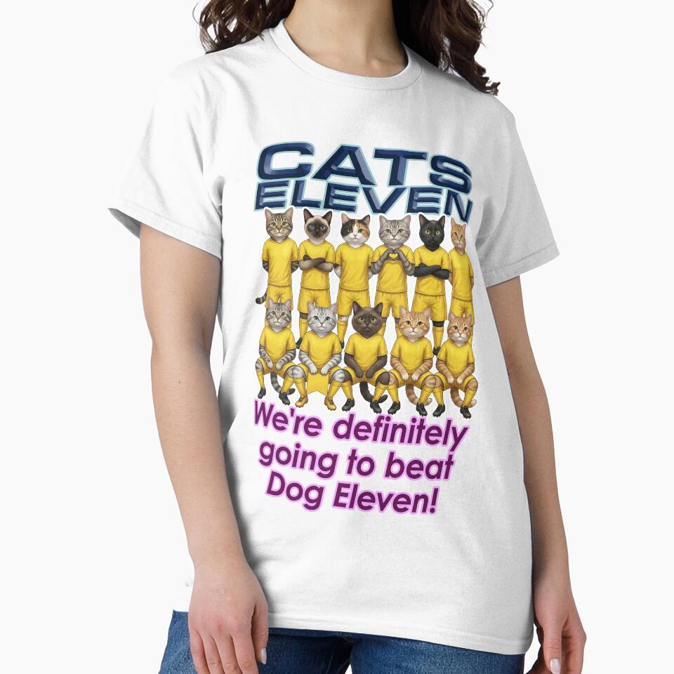 CATS ELEVEN -Based on a team photo of a soccer team- by LOVEARTDESIGN