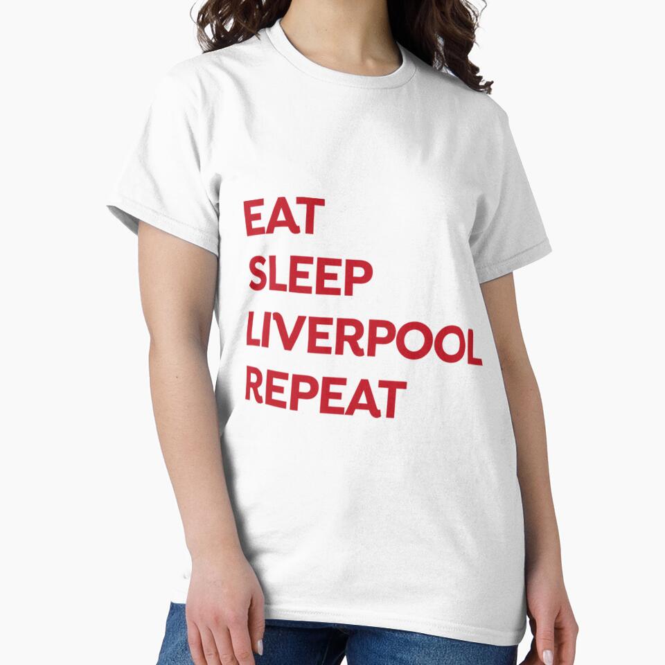 Liverpool eat - sleep - liverpool - repeat by TillyMoss