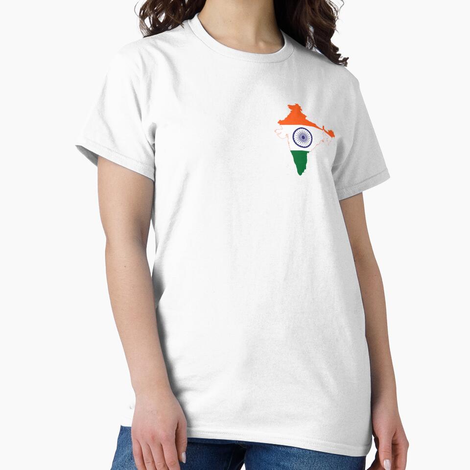 Flag Map of India by DreamBrushy