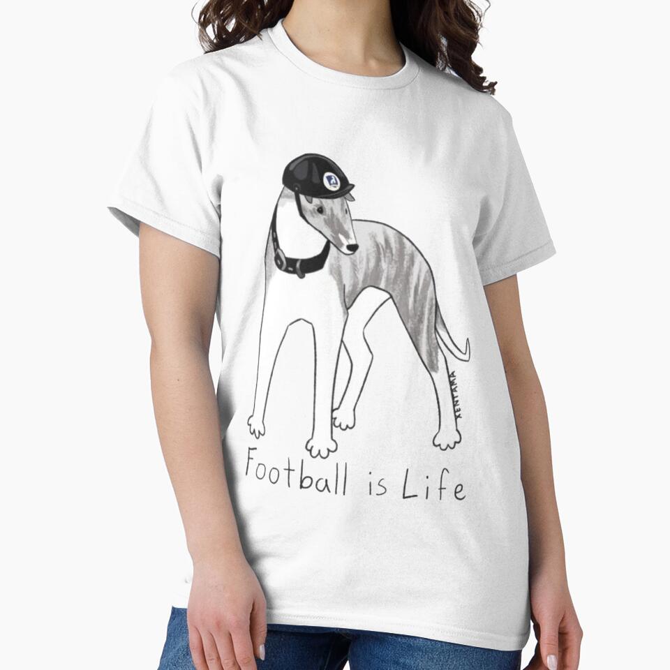 Football is Life funny dog by LeahCampbel