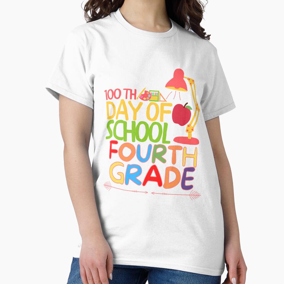 100th day of school fourth grade , funny quote by Thecitiesstore
