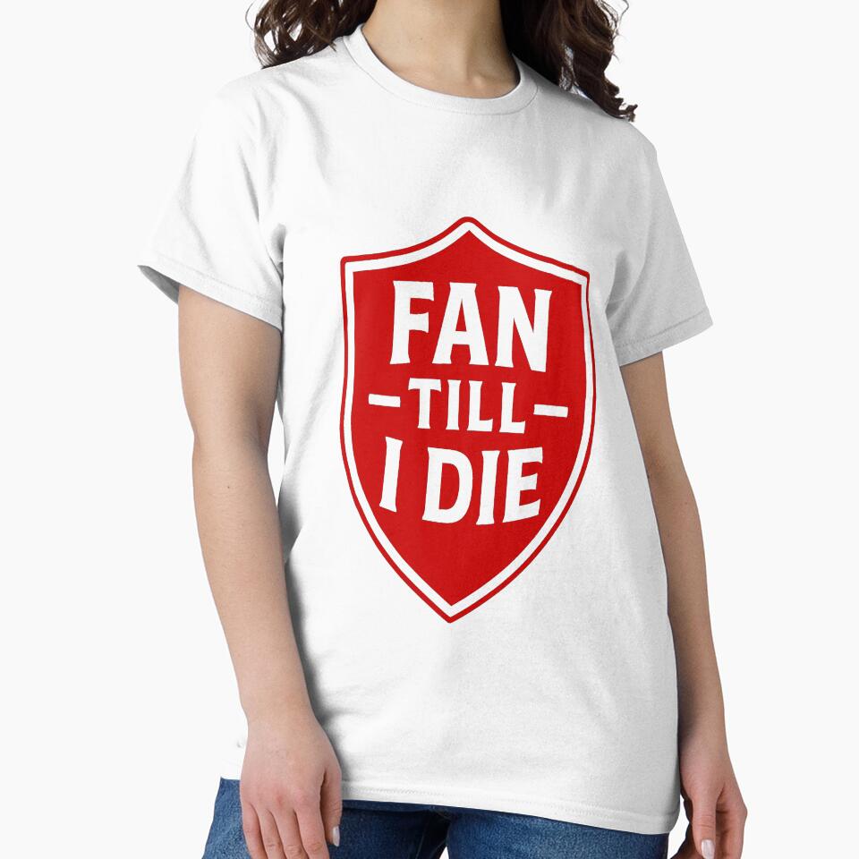 Fan Till I Die – Red Bold Emblem by Ammarou