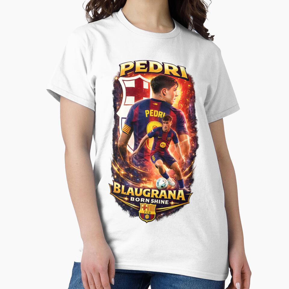 Pedri Blaugrana Wonder Kid Vintage Football Fan by CatLovers Studio