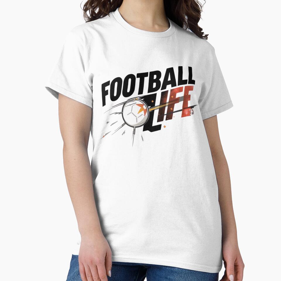 Football Is Life – Minimalist Modern Soccer Design by logocity63